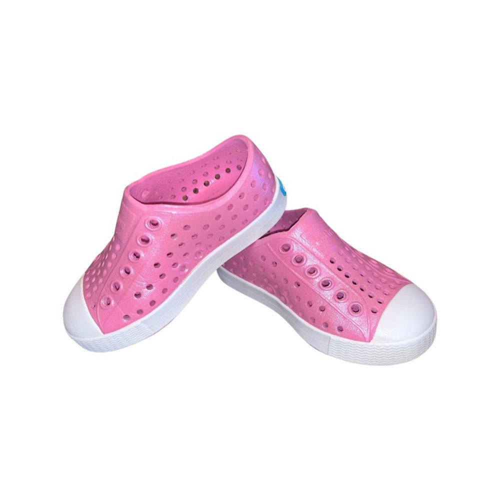 Native Jefferson Bling Shoes, C5 Shiny Pink